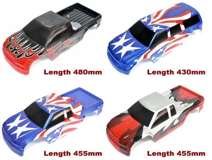 Масштаб 1/8 масштаб 1/10 окрашенный кузов грузовика MT HPI Savage X4.6Flux F4.6 VRX HSP Redcat losi FS kyosho