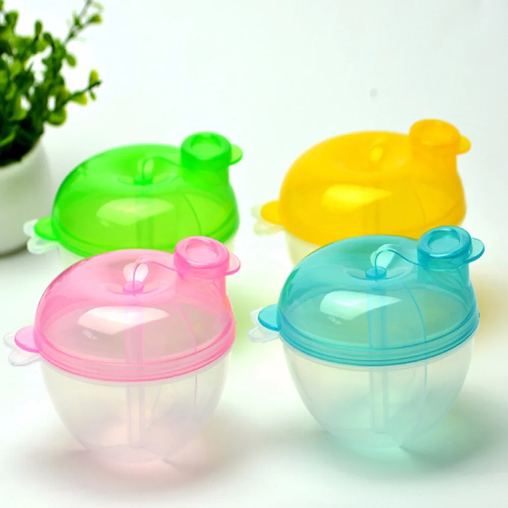 Jual 1 PC Bayi Anak anak Wadah Makanan Penyimpanan Baru Lahir Bayi Kotak Perjalanan Portable Susu Bubuk Formula Dispenser 3 Lapisan Makan kotak