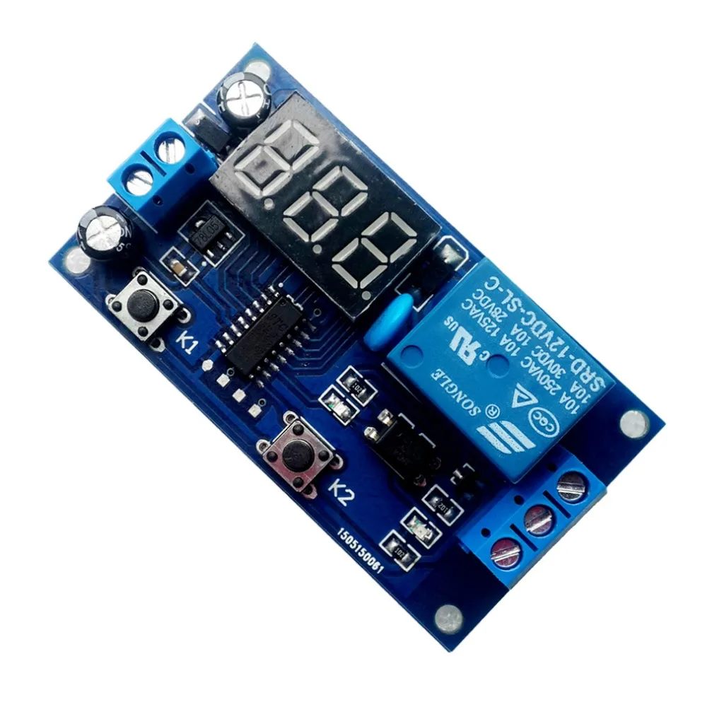 плата реле времени. модуль реле с таймером 12в цифровой дисплей. модуль программируемый циклический таймер xy-j04. плата реле времени. реле времени с таймером dk-c-03.