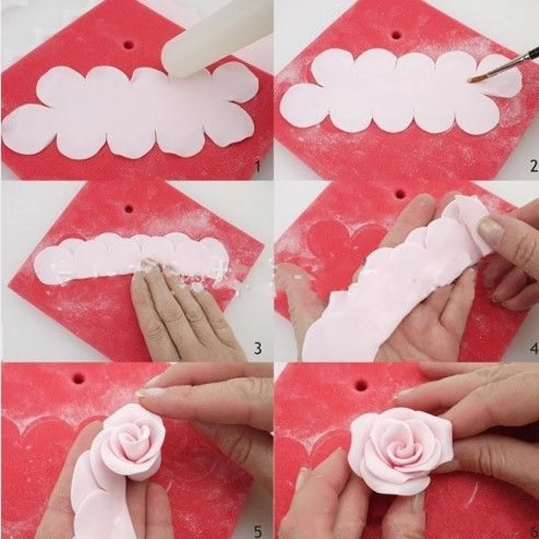 

Promotions 3pcs/Set Silicone 3D Rose Flower Mold Fondant Cake Chocolate Sugarcraft Mold DIY Cake Tool
