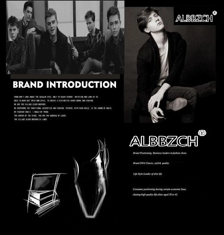 Autumn winter mens pointed toe genuine leather ankle boots men high heels quality wedding dress shoes career work boots botas 44