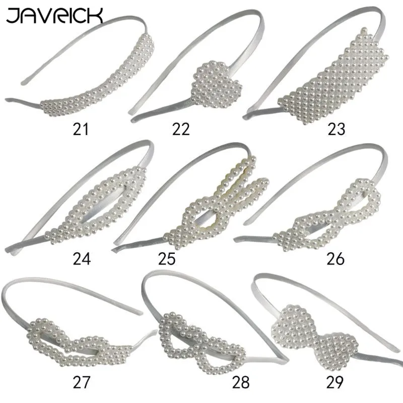 

Birthday Party Princess Thin Headband Glitter Imitation Pearl Rabbit Ear Bowknot Hair Hoop Girls Metallic Silver Crown Tiara