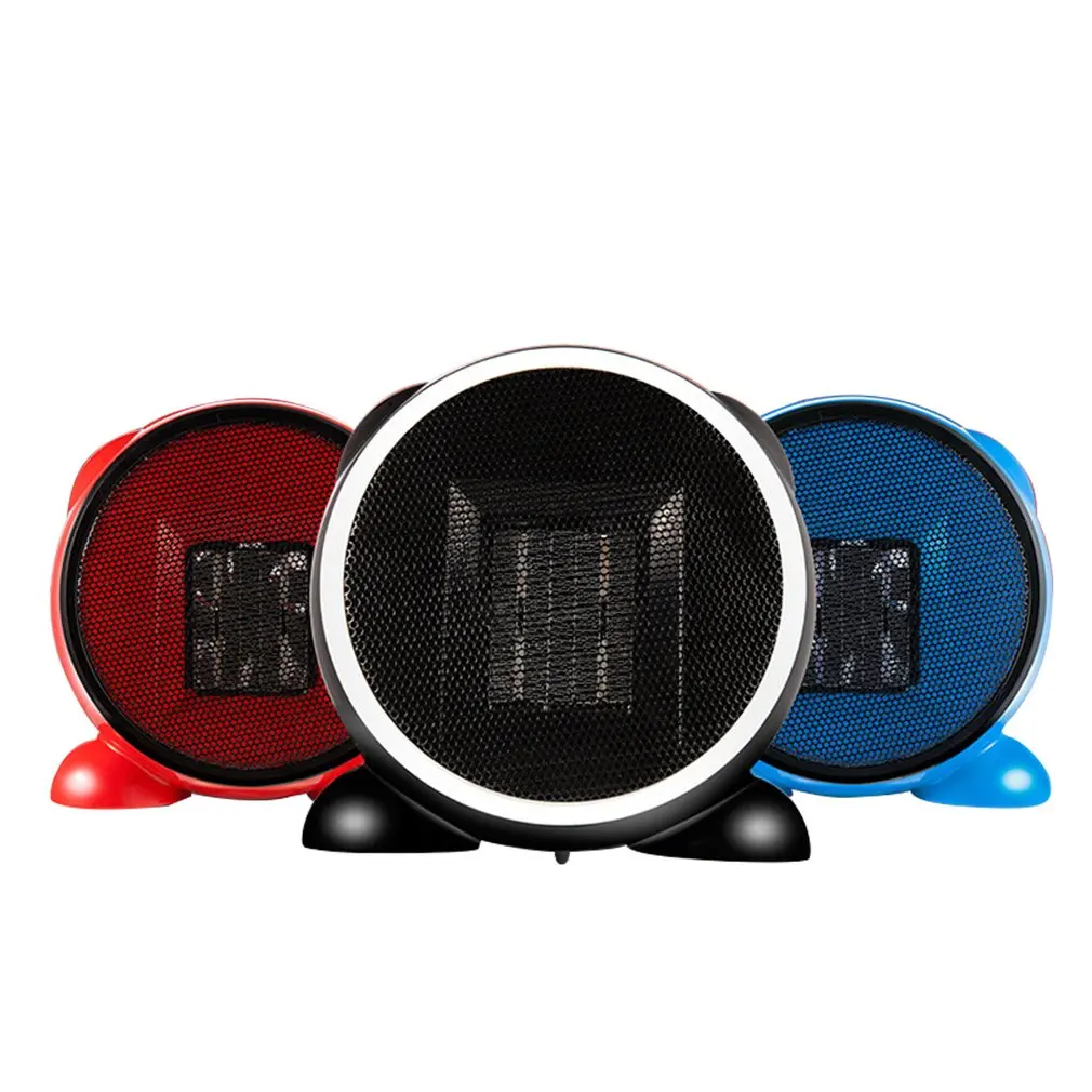 

Mini 250W Space Heater Portable Winter Warmer Fan Personal Electric Heater for Home Office Ceramic Small Heaters US/ EU Plug