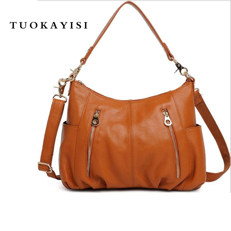

2019 New Spring Messenger Bag for Women Cowhide Retro Shoulder Bag Handbag Casual Vintage Satchel Bag Crossbody Bag Female