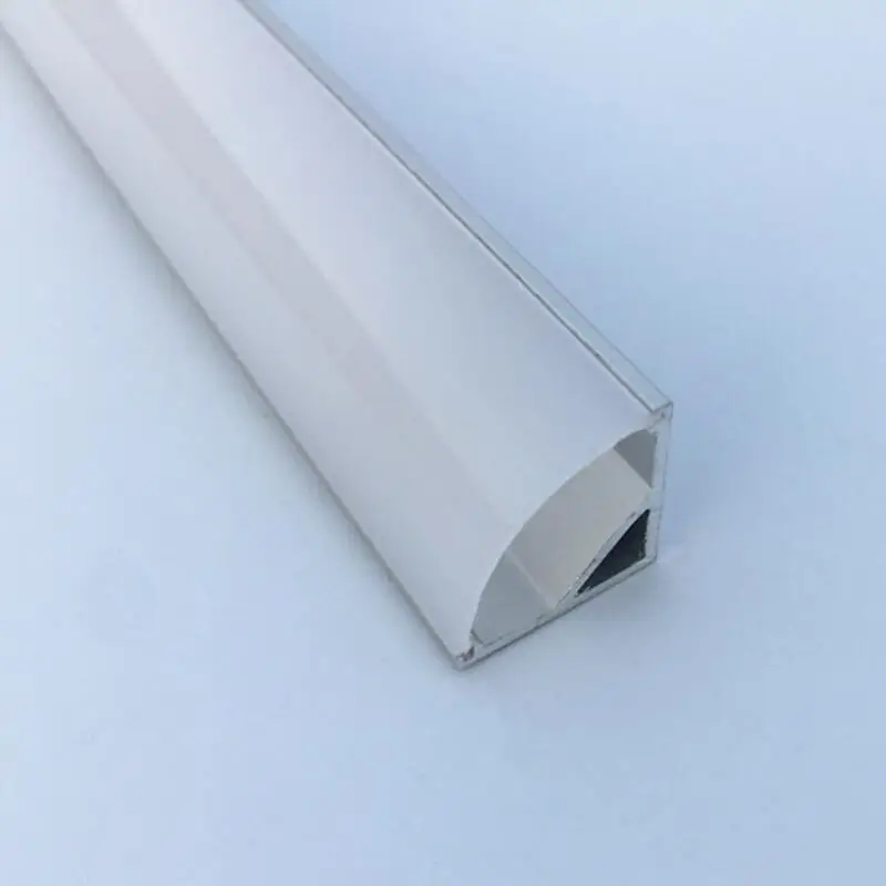 10 шт. 1 м/шт. светодиодный профиль для 10 мм Светодиодные полосы угловой алюминиевый профиль канал для светодиодной полосы модель дома 12A