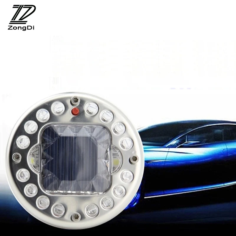 ZD 1X Car wheel hub light Solar LED Wheel hub lamp For Peugeot 206 307