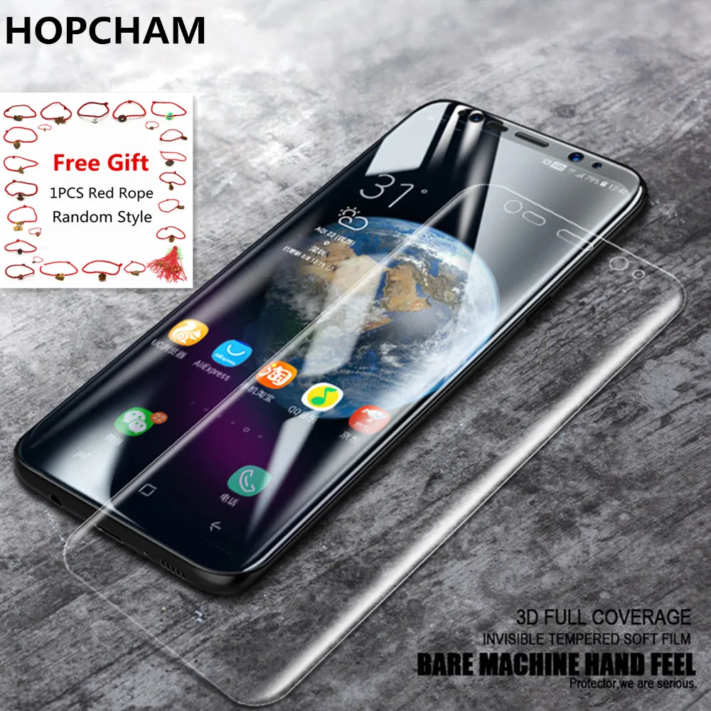 Защитная пленка для экрана из ТПУ HOPCHAM Samsung Galaxy Note 9 S9 S7 Edge 8 Взрывозащищенная S8 Plus