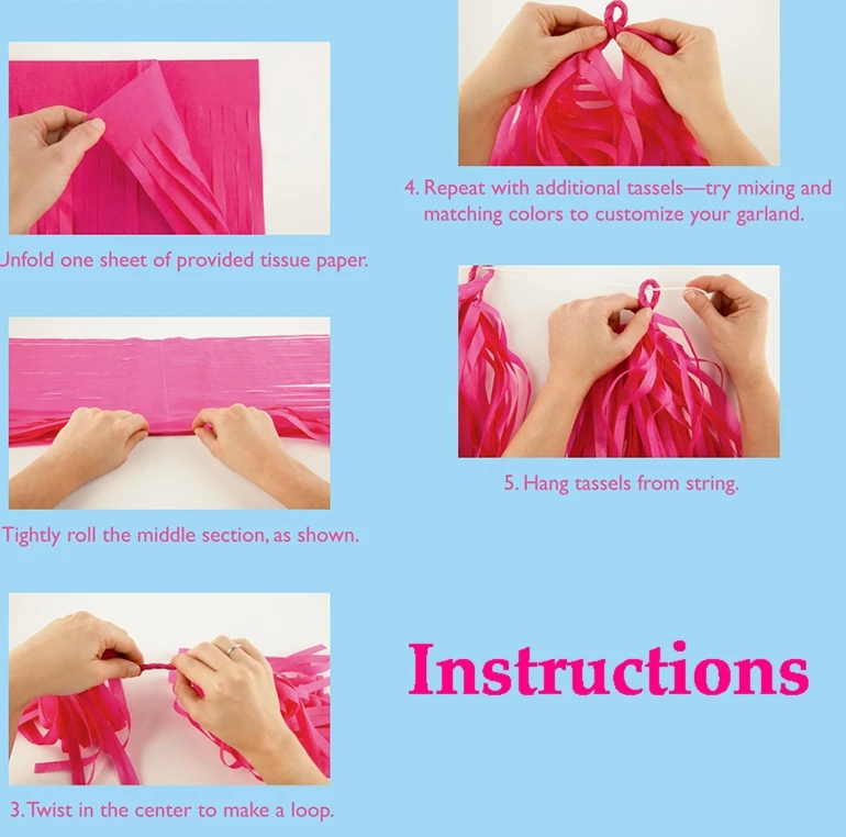 How to make tassel garland