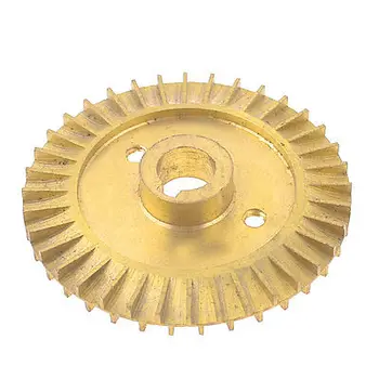 

Water Pump Spare Part Solt Hole Double Side Brass Impeller Wheel 68mm Diameter
