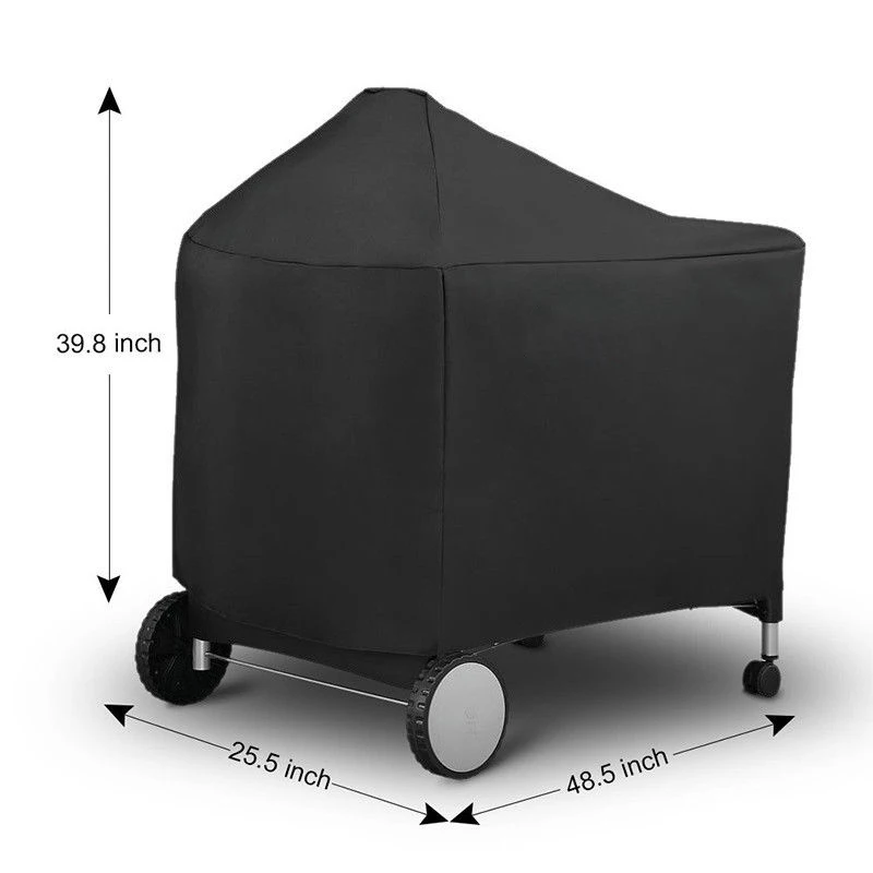 Beste Polyester BBQ Barbecue Cover Beschermende Grill Cover voor Weber 7152 Houtskool Grills Outdoor Camping BBQ Accessoires Gereedschap