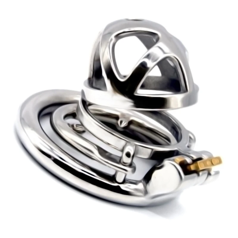 

Male Chastity Cage Penis Rings with Removable Barbed Anti-off Rings Stainless Steel Chastity Device for Men Cockrings G252E