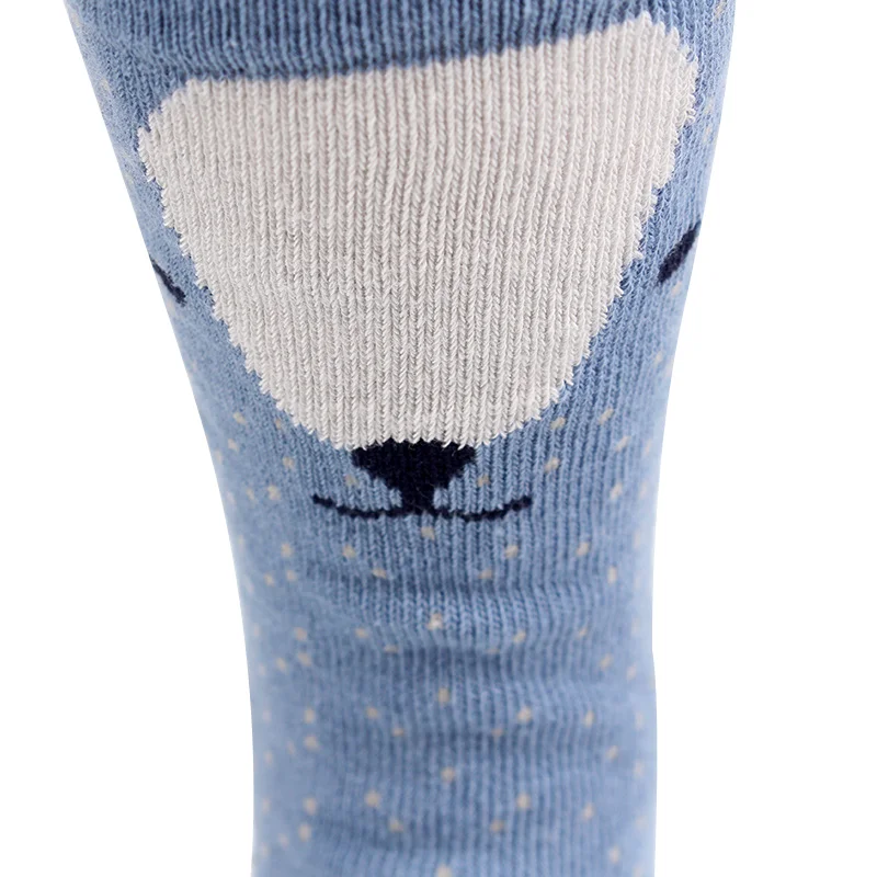 4 Pairs Cartoon Alpaca Kids Socks Animal Infant Cotton Socks Spring Autumn Baby Girls Boys Floor Socks Comfort Children Clothing (22)