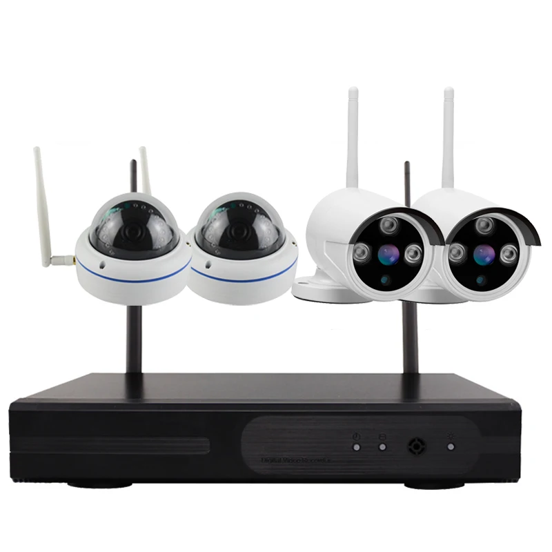 4CH 960P HDMI Output DVR Kit AHD CCTV System 4PCS 1.3MP Camera Outdoor