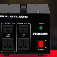 2000 ватт однофазный понижающий преобразователь трансформатор/Электрическое изделие трансформатор вниз источник питания 220 V-110 V 110 V-220 V