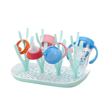 

Baby Bottle Drying Rack Feeding Bottles Cleaning Drying Rack Storage Nipple Shelf Pacifier Drainer Storage Feeding Cup Holder
