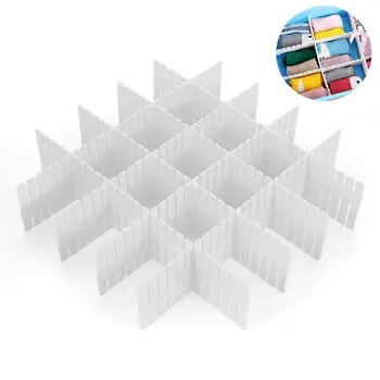 

OUNONA 8Pcs Drawer Divider Board Free Combination Plastic Partition Classification Drawer Divider for Storage Underwear