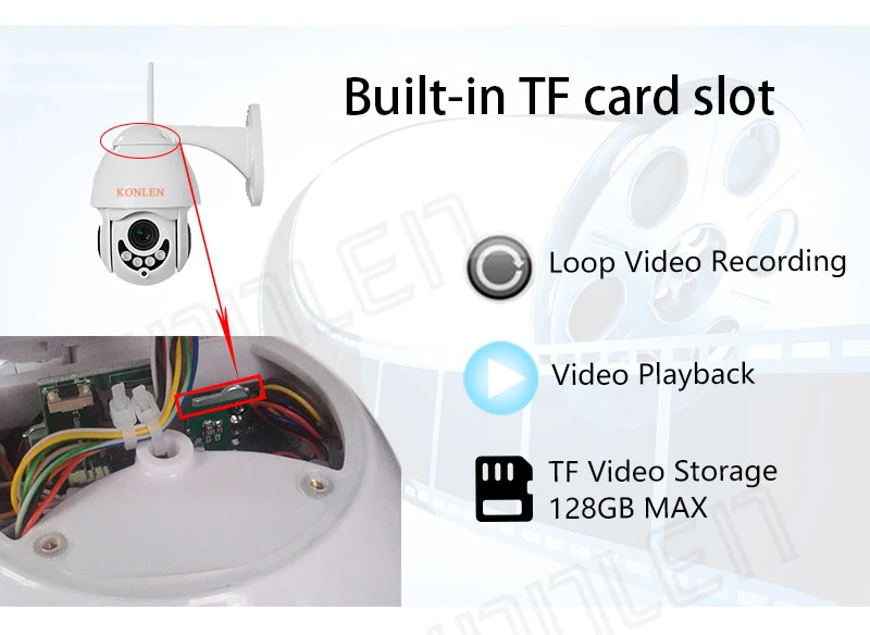 1080P PTZ IP камера наружная Водонепроницаемая мини wifi купольная 5X зум оптическая 2MP HD Onvif CCTV видеонаблюдения Аудио ipcam icsee