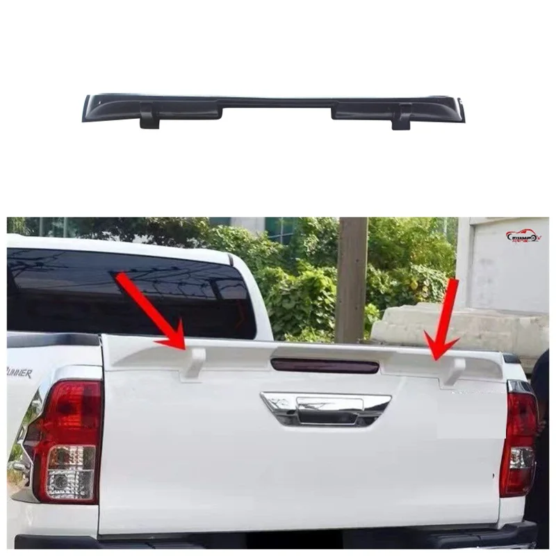 CITYCARAUTO BLACK/WHITE COLOUR REAR SPOILER TAIL WING REAR TRUNK COVER