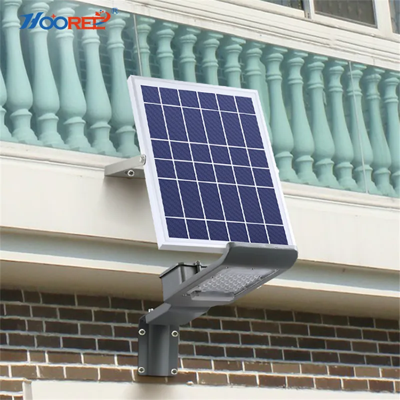 HOOREE Solar Licht 20 W 30 W Afstandsbediening Solar Schijnwerper voor Straat Solar Lamp Outdoor Waterdichte LED Street Lights Road Lamp