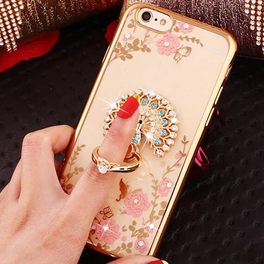 Diamond Transparent Cover iPhone 7 Plus 6 plus 5 5G 5S 4 4G 5S