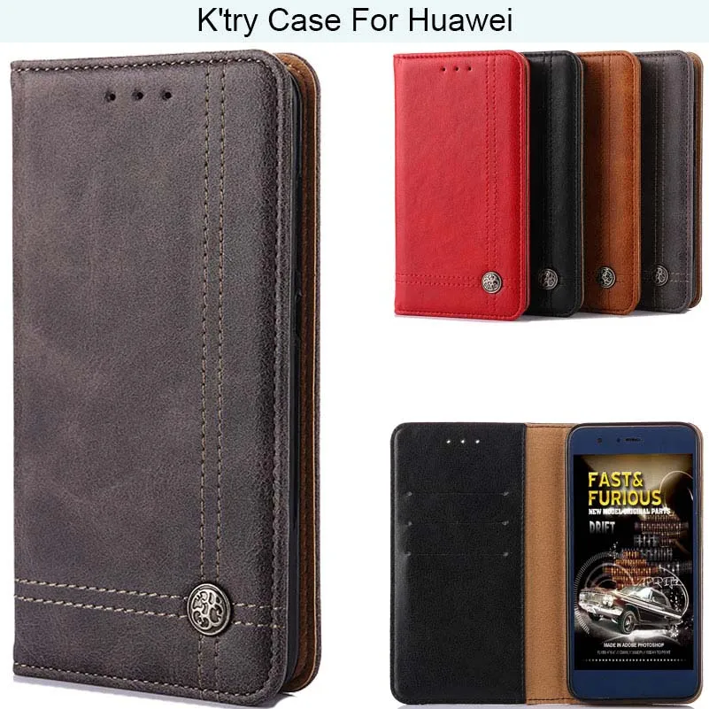 K'try крест накрест кожаный чехол для телефона huawei P8lite P9 P9lite P9plus P10 P10lite P10plus P20 P20Lite