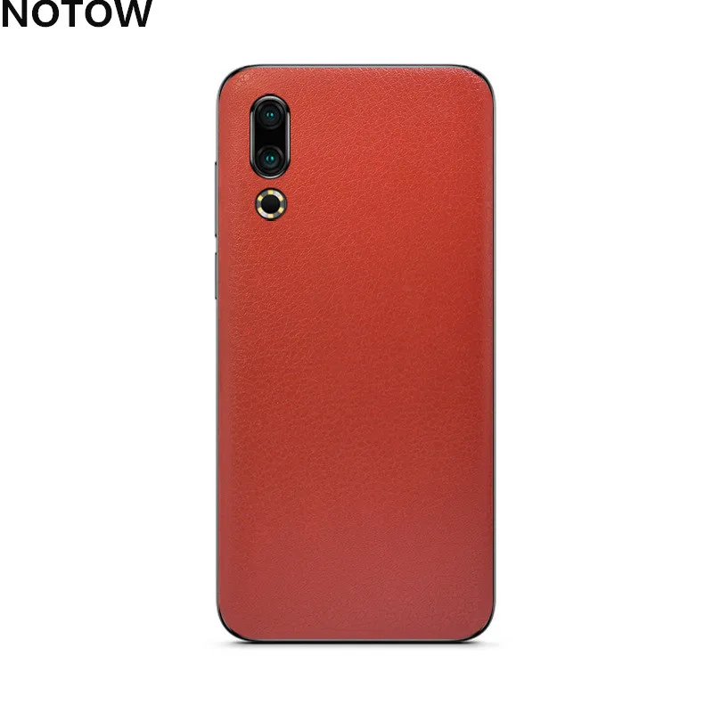 cases for meizu belt NOTOW Fashion leather PVC Sticker Wrap Skin Mobile Back Paste Protective Film case for meizu 16s/16XS/16th/16x/16thPlus Cases For Meizu Cases For Meizu