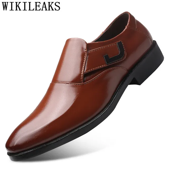 Aliexpress.com : Buy Hook & Loop designer formal shoes men classic mens ...