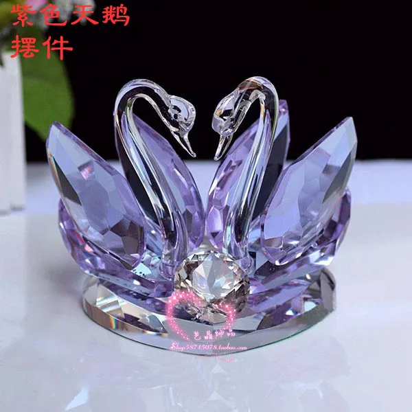 Exquisite beautiful swan ornaments home appliances fashion
