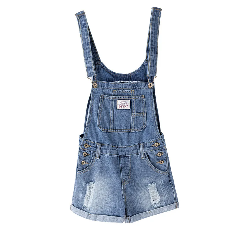 2017 Summer and Autumn holes Gradual Change overalls shortdenim straps shorts flanging denim overalls 9906-1 2017 Summer and Autumn holes Gradual Change overalls shortdenim straps shorts flanging denim overalls 9906-1