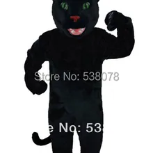 Ростовой костюм Пантеры роскошный взрослый лес дикие животные Черная пантера косплей костюм карнавал Mascotte Mascota костюм Fit SW1076