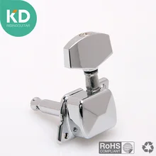 Полузакрытая электрическая гитара тюнинг Peg головка машины тюнинг ключ 3л/3R или 6 в очереди за комплект замена гитарные тюнеры, запчасти 