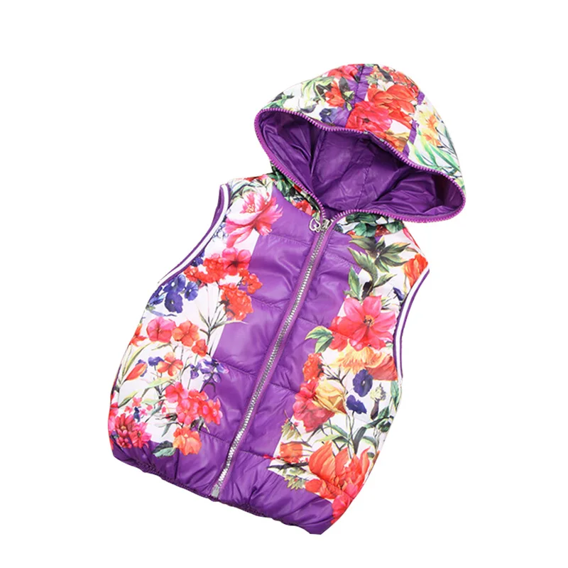 2018 Girl Vest High Quality Children's Outerwear Girls Vests Child