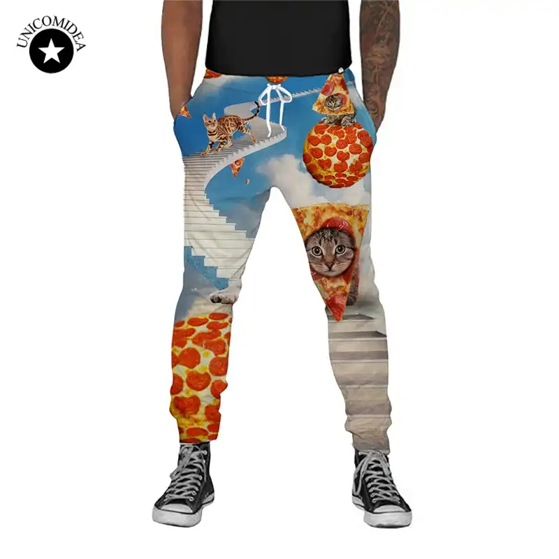 printed track pants