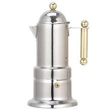 200Ml 4 Cups Stainless Steel Coffee Pot Moka Coffee Maker Teapot Filter Automatic Coffee Machine Espresso Machine цена 200Ml 4 Cups Stainless Steel Coffee Pot Moka Coffee Maker Teapot Filter Automatic Coffee Machine Espresso Machine цены онлайн