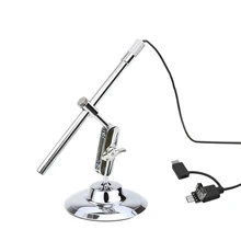 USB микроскоп 10X-200X цифровой микроскоп Инспекционная камера с 8 светодиодный подсветкой для смартфонов Android ПК Компьютеры ноутбуки