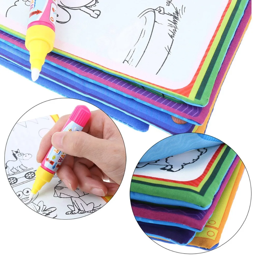 Magic Water Drawing Book Coloring Book Doodle with Magic Pen Drawing Toy Painting Board Juguetes For Kids Boy Girl Education Magic Water Drawing Book Coloring Book Doodle with Magic Pen Drawing Toy Painting Board Juguetes For Kids Boy Girl Education
