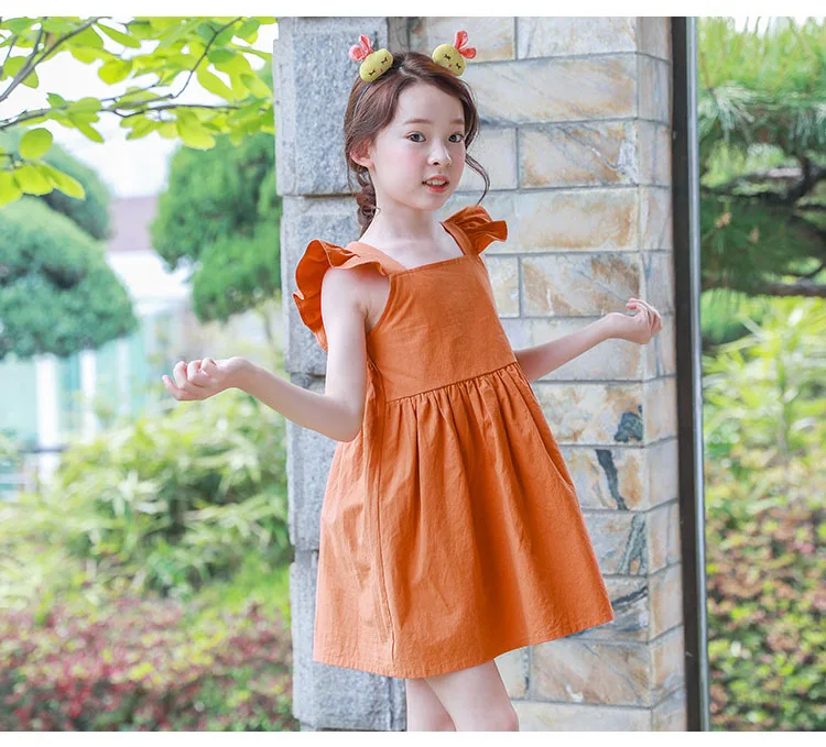 backless 2017 summer bohemian style girls dress sundress for girls flare sleeve beach dress kids clothes 5 6 7 8 9 10 11 14 T 4 5 6 7 8 9 10 11 12 13 14  years old little big teenage girls cotton dress for kids girls 2017 new  (16)