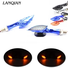 Motorcycle Turn Signal Indicators Light Universal Blinker Lamp For Kawasaki Zephyr 750 ZX636R z900 z300