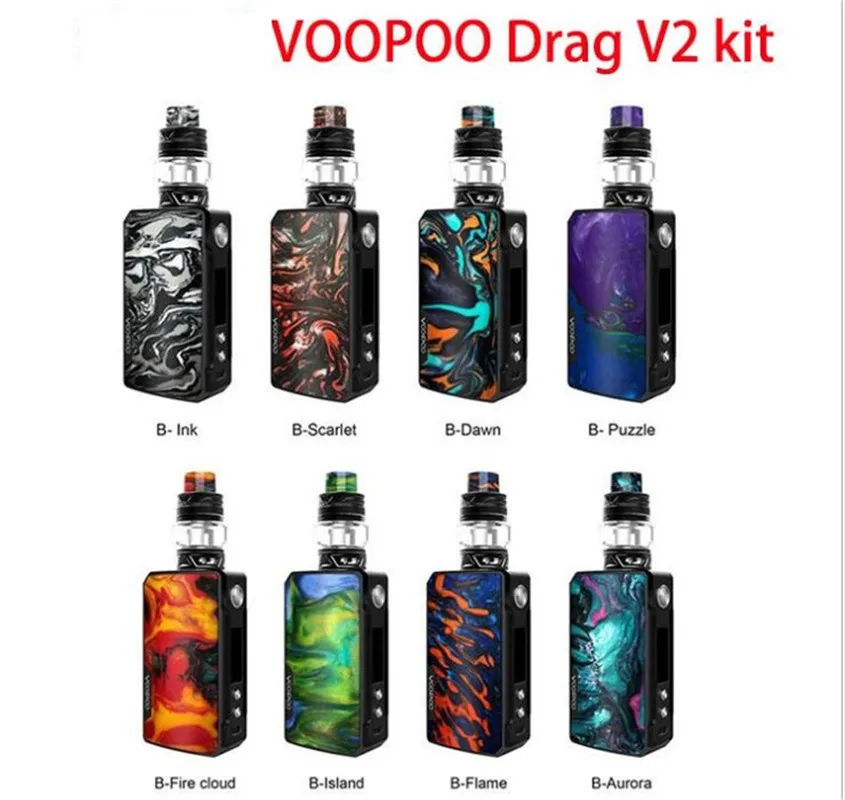 Special Product  VOOPOO DRAG 2 Box Mod 5ml Uforce T2 Tank Uforce U2 N3 Coil 177W Max Output Electronic Cigarette Vs 