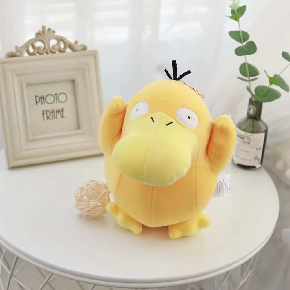 Супер мягкий Psyduck желтая утка чучело животное плюшевые аниме игрушки кукла друг Милая утка с одеялом игра подарок на день рождения