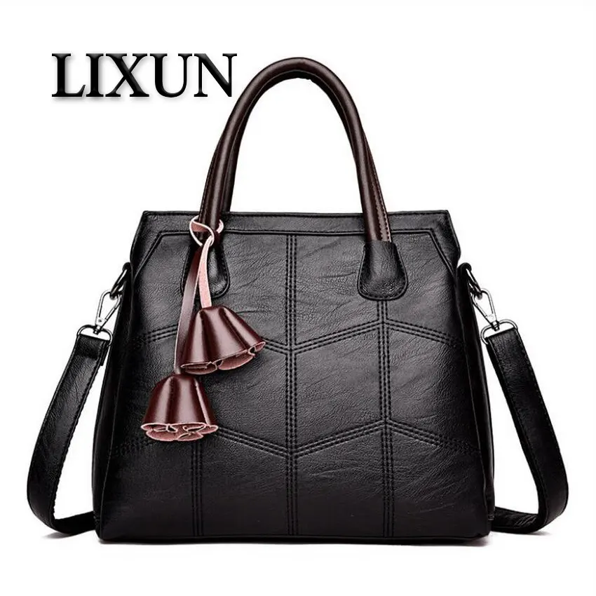 LIXUN Luxury Designer Rose Women Small Bag PU Leather Handbags Ladies Messenger Bags Girls ...