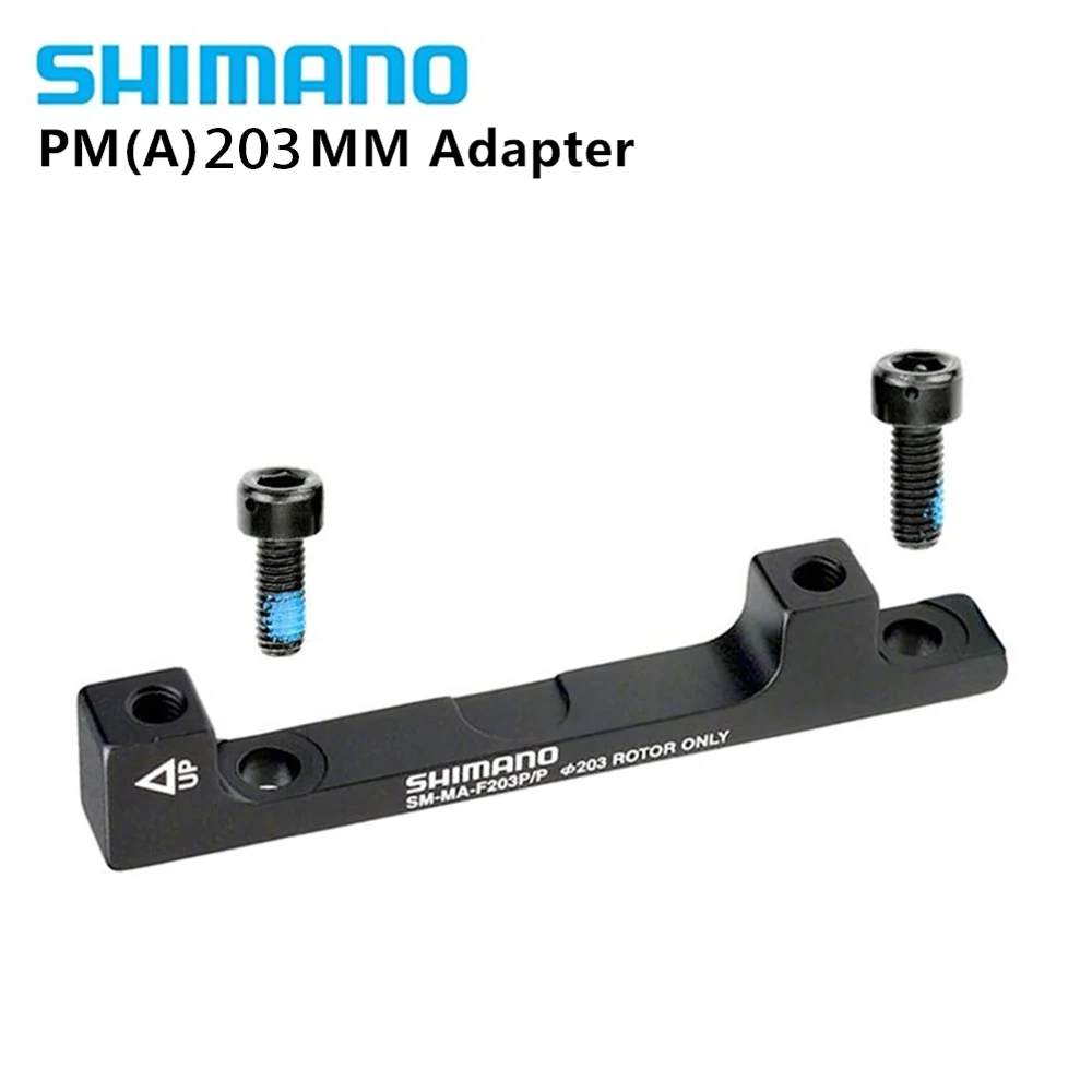 Адаптер дискового тормоза Shimano, передний, SM MA F203P/P,(PM суппорт к PM вилка) 203 мм