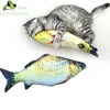 ULTRASOUND PET Cat Favor Fish Dog Toy plush Stuffed Fish Fish Shape Cat Toys catnip Scratch Board Scratching Post For Pet Dogs ► Photo 1/6