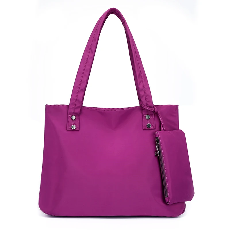 

New Style Large Capacity Women Waterproof Handbags & Shoulder Bag Fashion Design For Lady's Oxford Nylon Bag Solid Tote Bags