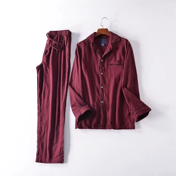 

Men's pajamas SET Cotton velvet pajamas