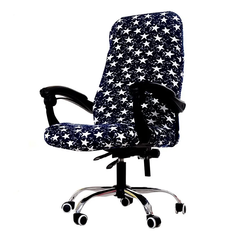 Preise 3 größen Universal Bürostuhl Abdeckungen Spandex Staubdicht Sitz Abdeckt Für Computer Stuhl Elastische Sitz Fall 5 Farben Stuhl Abdeckung
