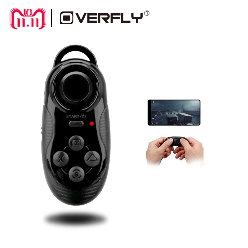 

Mini Gamepad Bluetooth Gamepads Game Controller Joystick Selfie Remote Shutter Wireless Mouse For iOS Android Smartphone TV Box