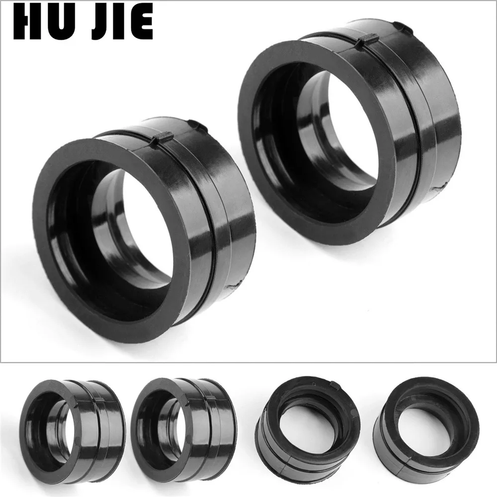 

2 pc Motorcycle Carburetor Intake Glue Manifold Boots For Kawasaki EJ400 W400 2006-2008 EJ650 W650 1999-2008 Carb Interface