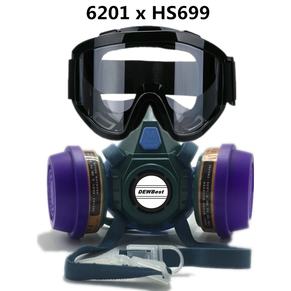 Good quality 6201 respirator gas mask  filter cotton Breathing painting work and dust mask anti riot anti gas respirator gas mas 201704101926