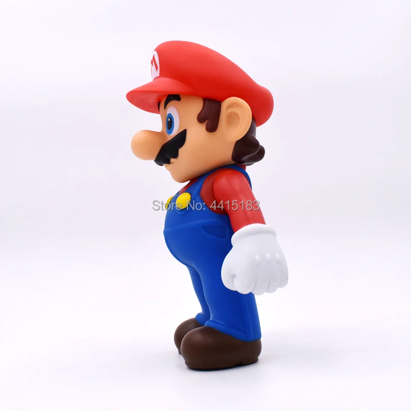 23 cm Anime Figura Super Mario Bros Mario PVC Action Figure Doll Collectible Model Baby Toy Christmas Gift For Children